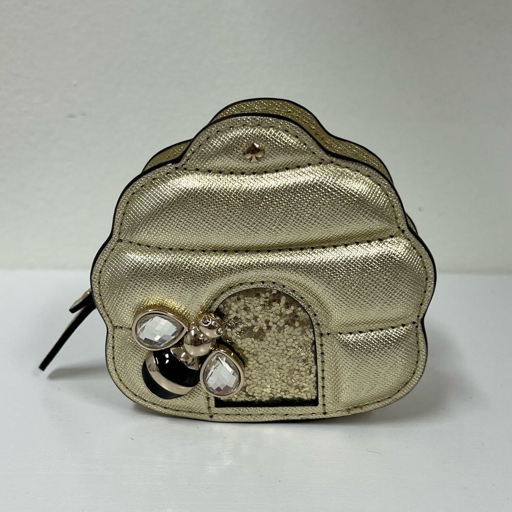Kate Spade Oh Honey Bee Hive Coin Purse Down the Rabbit Hope - Picture 1 of 6